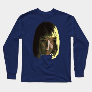 Abstract Face Long Sleeve T-Shirt